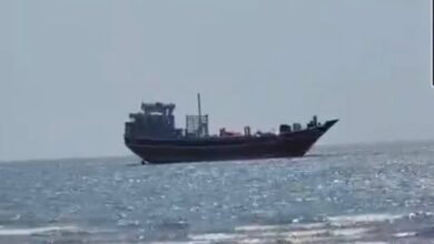 سفينة إيرانية مضبوطة