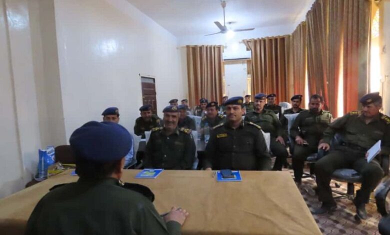 دورة تأهيلية لضباط شرطة مأرب