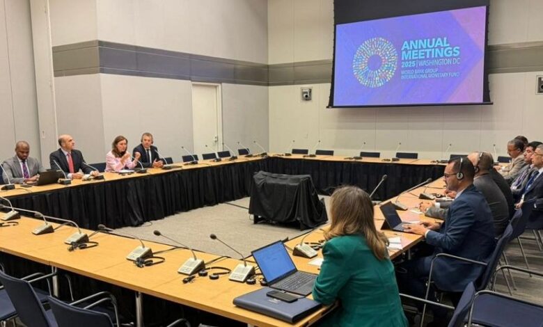 البنك المركزي والمالية مع صندوق النقد الدولي