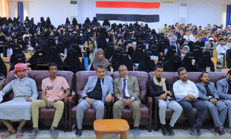 جامعة إقليم سبأ تحتفي بالطلاب الجدد