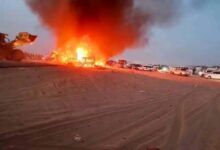 مأرب : حادث مروع يودي بحياة 14شخصا ونجاة طفلة