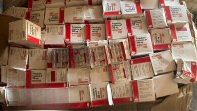 ضبط مليون وثمانين ألف حبة مخدرة في رأس العارة بلحج