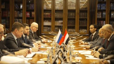 الزُبيدي ونوفاك يبحثان التعاون الاقتصادي وآفاق الاستثمار في اليمن.