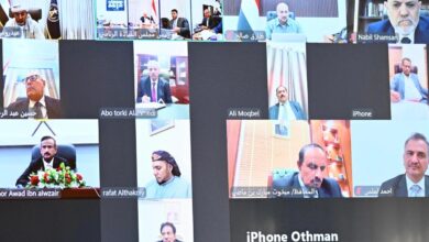 مجلس القيادة مع المحافظين