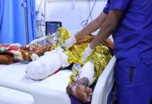 مواطن بترت قدمه نتيجة لغم حوثي