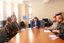 محافظ تعز يرأس اجتماع امني مشترك في التربة