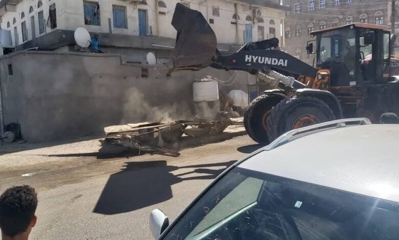 أشغال مأرب حملة لإزالة العشوائيات