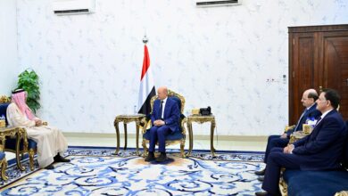 الرئيس العليمي يستقبل سفير مجلس التعاون