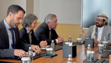 اللواء العرادة مع سفيري الاتحاد الأوروبي وفرنسا