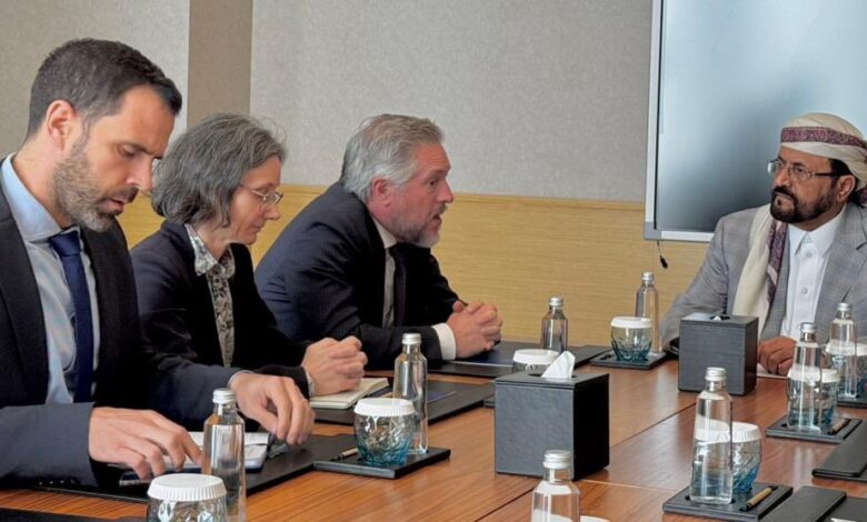 اللواء العرادة مع سفيري الاتحاد الأوروبي وفرنسا