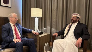 اللواء سلطان العرادة مع السفير الألماني