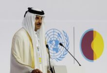 امير قطر يفتتح اعمال القمة العالمية الثانية للتنمية