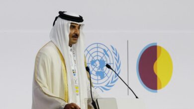 امير قطر يفتتح اعمال القمة العالمية الثانية للتنمية