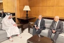 رئيس مجلس القضاء الأعلى مع نظيره الاماراتي