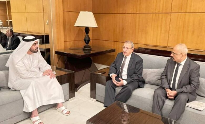 رئيس مجلس القضاء الأعلى مع نظيره الاماراتي