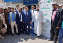 محافظ شبوة يدشن مخيم طبي لجراحة العيون