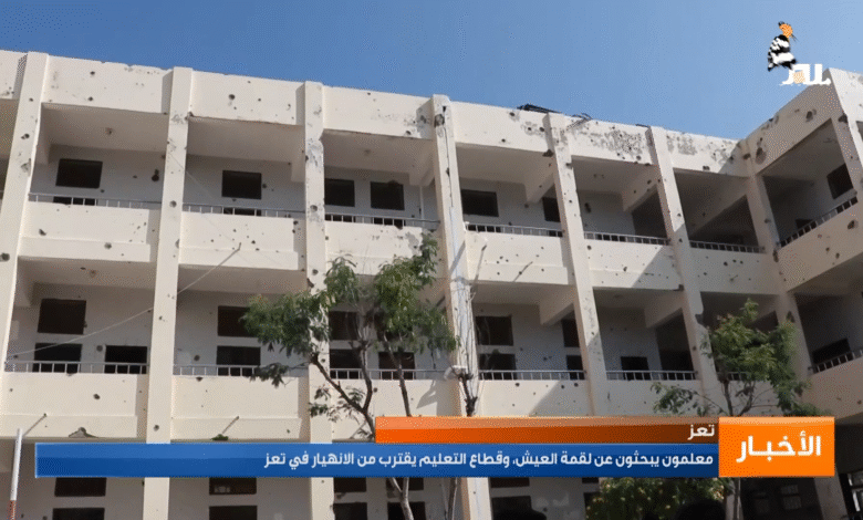 معلمون يبحثون عن لقمة العيش