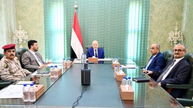 مجلس القيادة الرئاسي بحضور رئيس الوزراء ووزير الدفاع