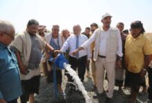 محافظ الحديدة يدشن مشروع مياه في حيس