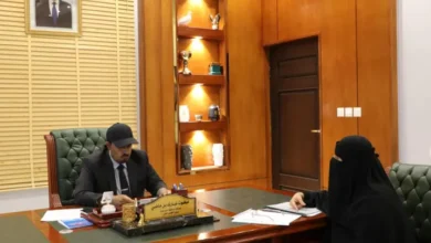 محافظ حضرموت ومدير عام حماية البيئة