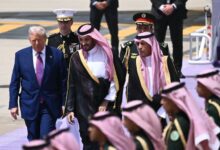 ولي العهد السعودي الأمير محمد بن سلمان يستقبل الرئيس الأمريكي دونالد ترامب