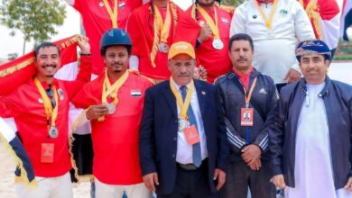 منتخبنا الوطني للفروسية في التقاط الأوتاد