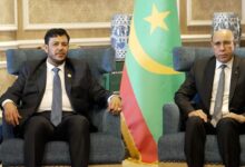 الدكتور عبدالله العليمي يلتقي الرئيس الموريتاني