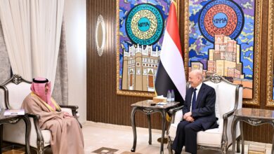 رئيس مجلس القيادة يستقبل الأمين العام لمجلس التعاون لدول الخليج العربية