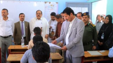 تدشين امتحانات الثانوية العامة بمأرب